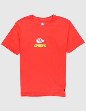 Playera NFL Kansas City Chiefs manga corta para niño