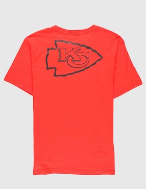 Playera NFL Kansas City Chiefs manga corta para niño