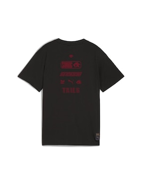 Playera Puma Puma X Sonic Relaxed Graphic Tee manga corta para niño