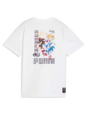 Playera Puma Sonic manga corta para niño