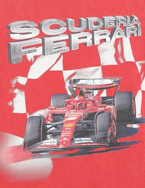 Playera Puma Motorsport Ferrari manga corta para niño