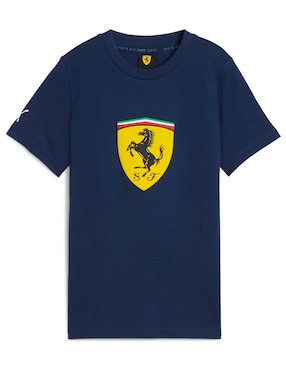 Playera Puma Motorsport Ferrari manga corta para niño