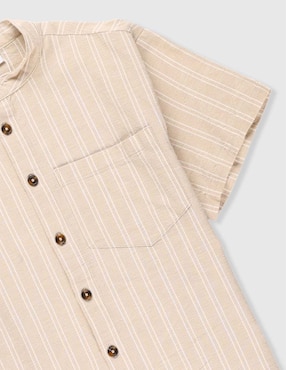 Camisa casual Name It de algodón manga corta para niño