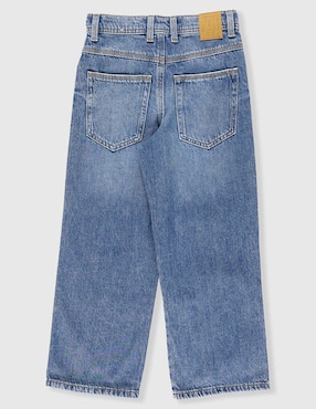 Jeans amplio Name It lavado obscuro para niño