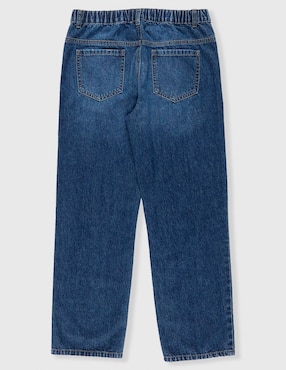Jeans straight That's It lavado stone wash para niño