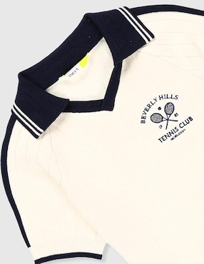 Playera tipo polo That's It de algodón para niño