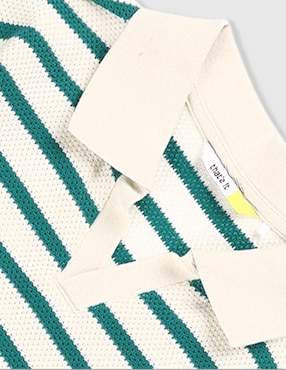 Playera tipo polo That's It de algodón para niño