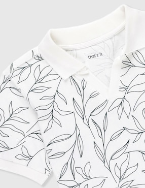 Playera tipo polo That's It para niño