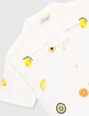 Camisa casual That's It de algodón manga corta para niño