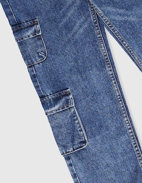 Jeans straight That's It lavado medio para niño