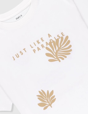 Playera That's It manga corta para niño