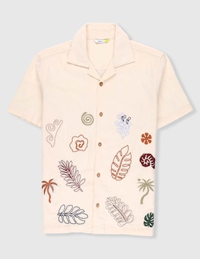 Camisa casual That's It de algodón manga corta para niño