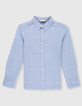 Camisa ceremonia That's It de algodón manga larga para niño