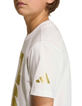 Playera Adidas FIFA World Cup 2026 manga corta para niño