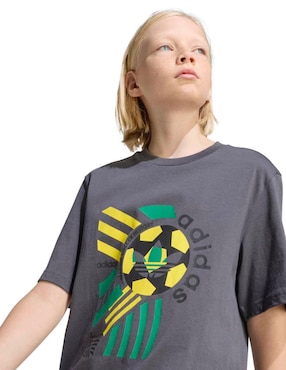 Playera Adidas Originals World Cup manga corta para niño