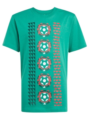 Playera adidas méxico fmf manga corta para infantil