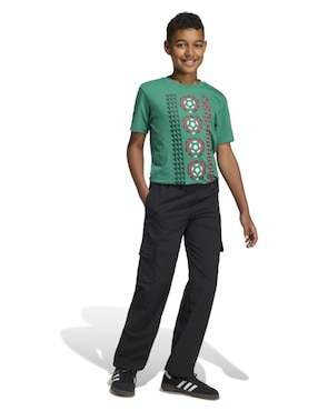 Playera adidas méxico fmf manga corta para infantil