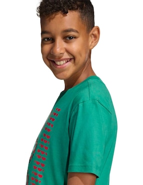 Playera adidas méxico fmf manga corta para infantil