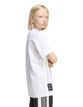 Playera Adidas Originals manga corta para niño