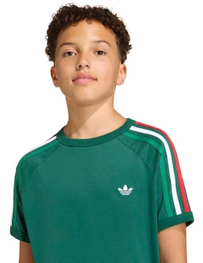 Playera Adidas Originals Adicolor manga corta para niño