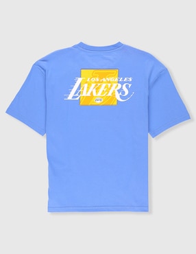 Playera Nba Los Angeles Lakers manga corta para niño