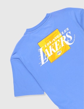 Playera Nba Los Angeles Lakers manga corta para niño