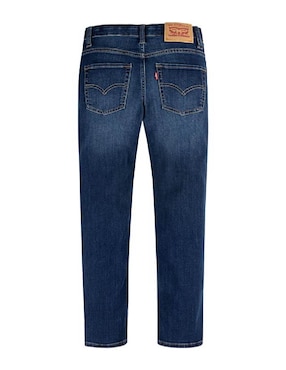 Jeans slim Levi's 81C751-M2J lavado obscuro para niño