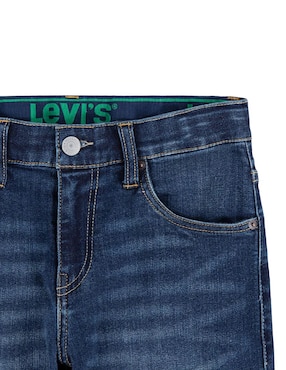 Jeans slim Levi's 81C751-M2J lavado obscuro para niño