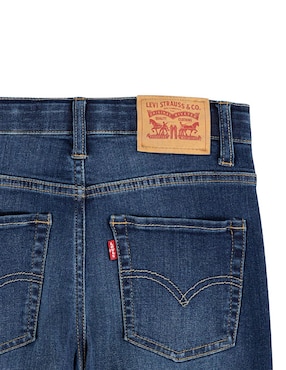 Jeans slim Levi's 91C751-M2J lavado obscuro para niño