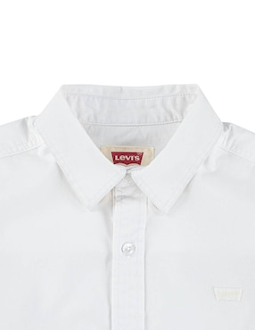 Camisa casual Levi's de algodón manga larga para niño