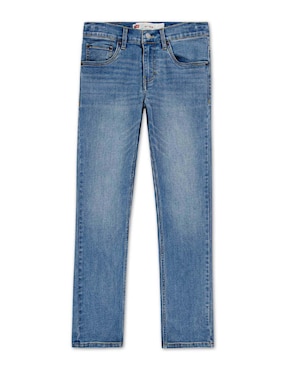 Jeans slim Levi's 91L202-BGN lavado medio para niño