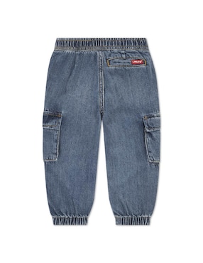 Jeans cargo straight Levi's lavado medio para niño