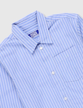 Camisa casual Jack & Jones de algodón manga larga para niño