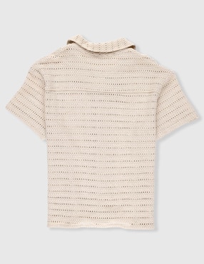 Camisa casual Name It de algodón manga corta para niño