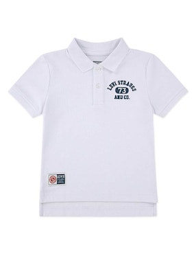 Playera tipo polo Levi's de algodón para niño