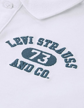 Playera tipo polo Levi's de algodón para niño