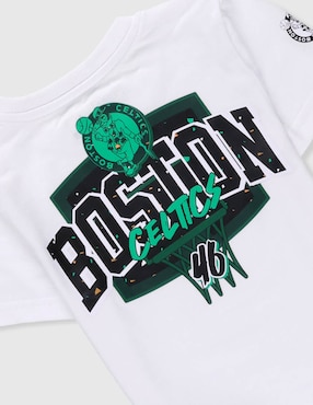 Playera NBA Boston Celtics manga corta para niño
