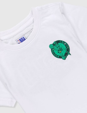 Playera NBA Boston Celtics manga corta para niño