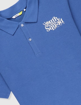 Playera tipo polo That's It de algodón para niño