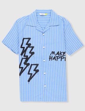 Camisa casual That's It de algodón manga corta para niño