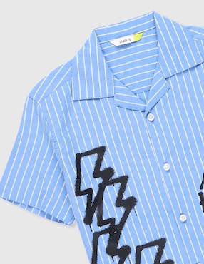 Camisa casual That's It de algodón manga corta para niño