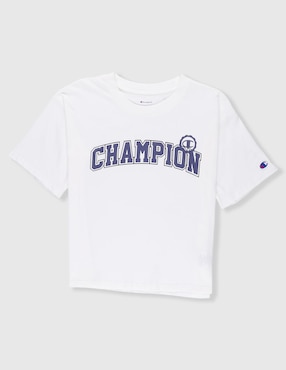 Playera Champion manga corta para niño
