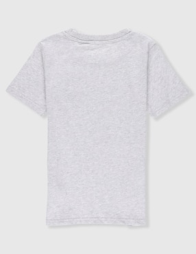 Playera Champion manga regular para niño