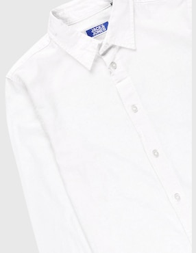 Camisa casual Jack & Jones de algodón manga larga para niño