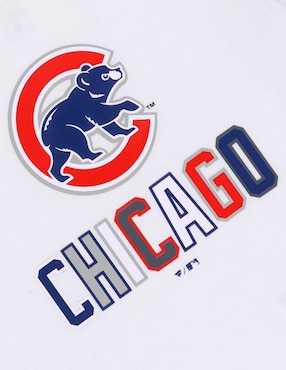 Playera MLB Chicago Cubs manga corta para niño
