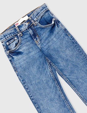 Jeans straight Levi's 91N331-L5D lavado stone wash para niño