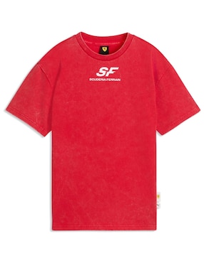 Playera Puma Ferrari Kids Car Graphic Tee manga corta para niño