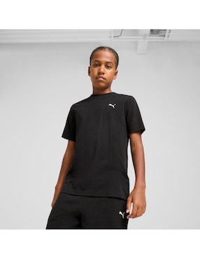 Playera Puma Wardrobe Ess manga corta para niño