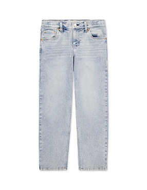 Jeans relaxed straight Levi's lavado claro para niño