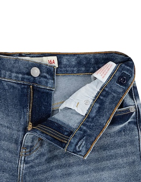 Jeans straight Levi's lavado stone wash para niño